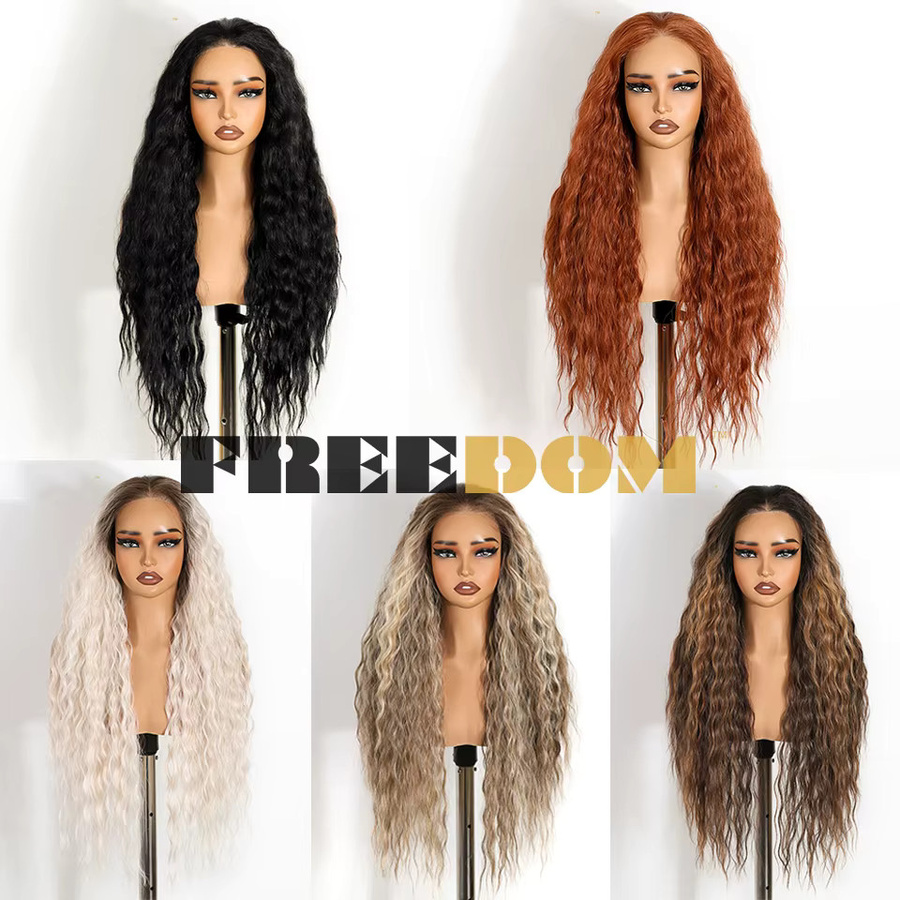 FREEDOM Lace-Front-Perücke, synthetisch, Ombre-Braun, Damen - Bild 2