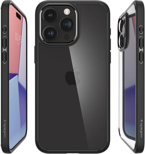 Spigen Ultra Hybrid Schutzhülle für iPhone 15 Pro Max in Frost Black - Bild 1