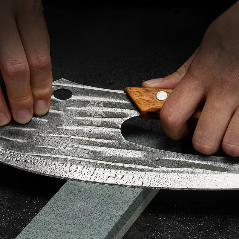 Seiko Forged Damen-Kochmesser mit ergonomischem Holzgriff zum präzisen Schneiden von Gemüse und Fleisch - Bild 4
