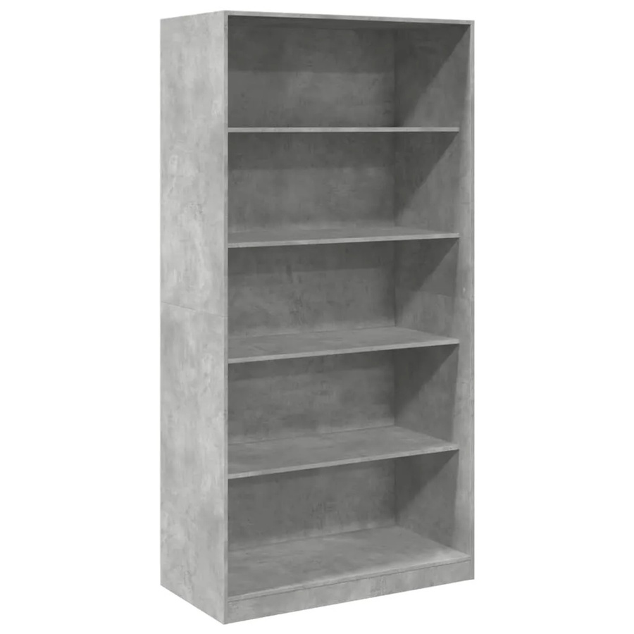 vidaXL Kleiderschrank aus Holzwerkstoff in Grau, minimalistisches Design, B/T/H: 100 x 50 x 200 cm - Bild 2