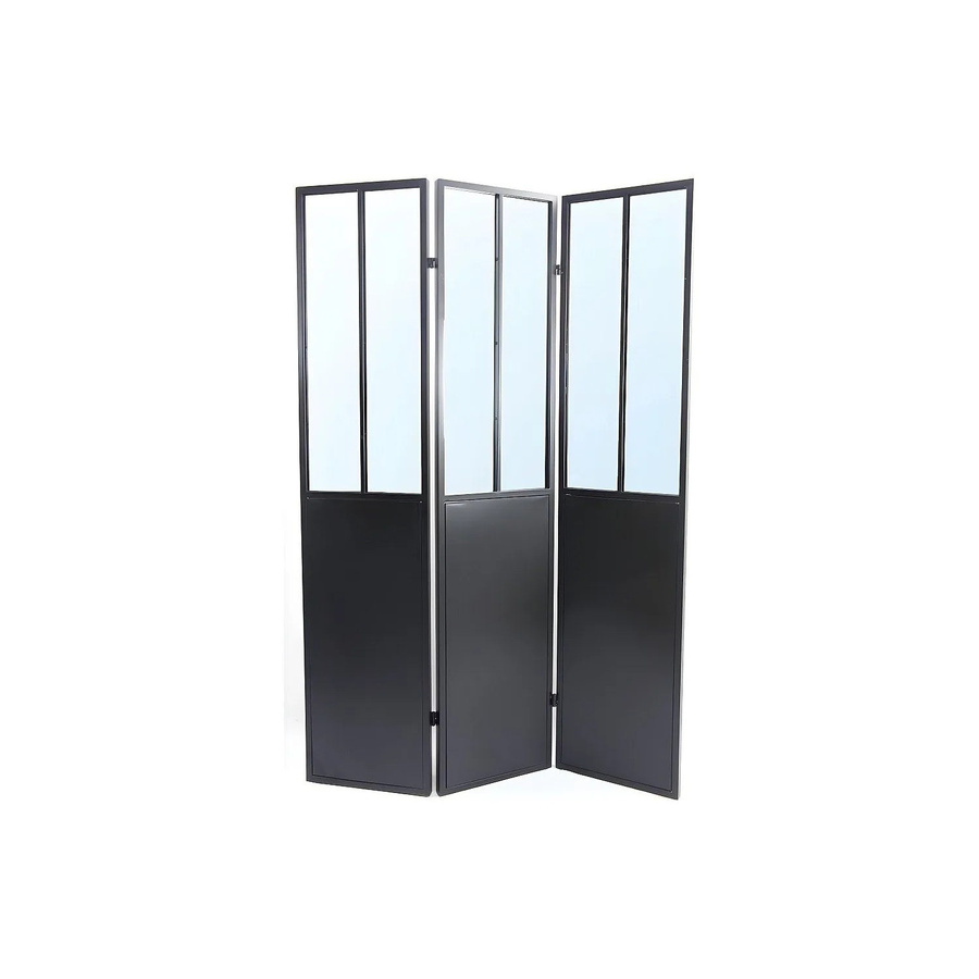 Paravent Coventry von Vente-unique in Schwarz aus Metall, Breite: 122 cm - Bild 2