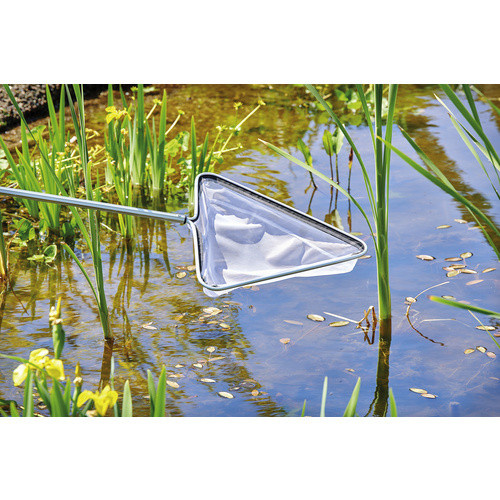 Oase Teichkescher dreieckig aus Aluminium in Schwarz B: 39 cm, H: 19 cm, T: 39 cm - Bild 2