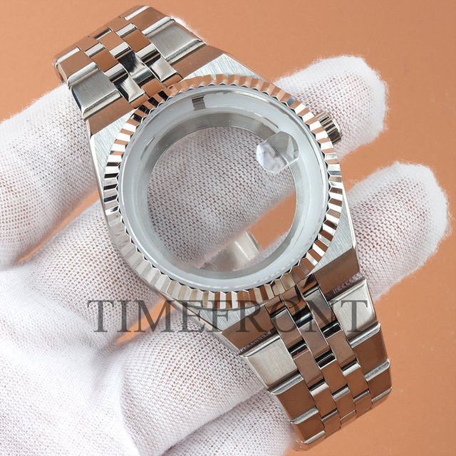 Seiko Uhrengehäuse, Edelstahl, Silber, 40 mm, Unisex - Bild 1