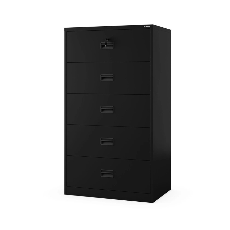 JAN NOWAK Aktenschrank SARA XL V5 aus Metall in Schwarz, H: 162 cm, B: 90 cm, T: 60 cm - Bild 2
