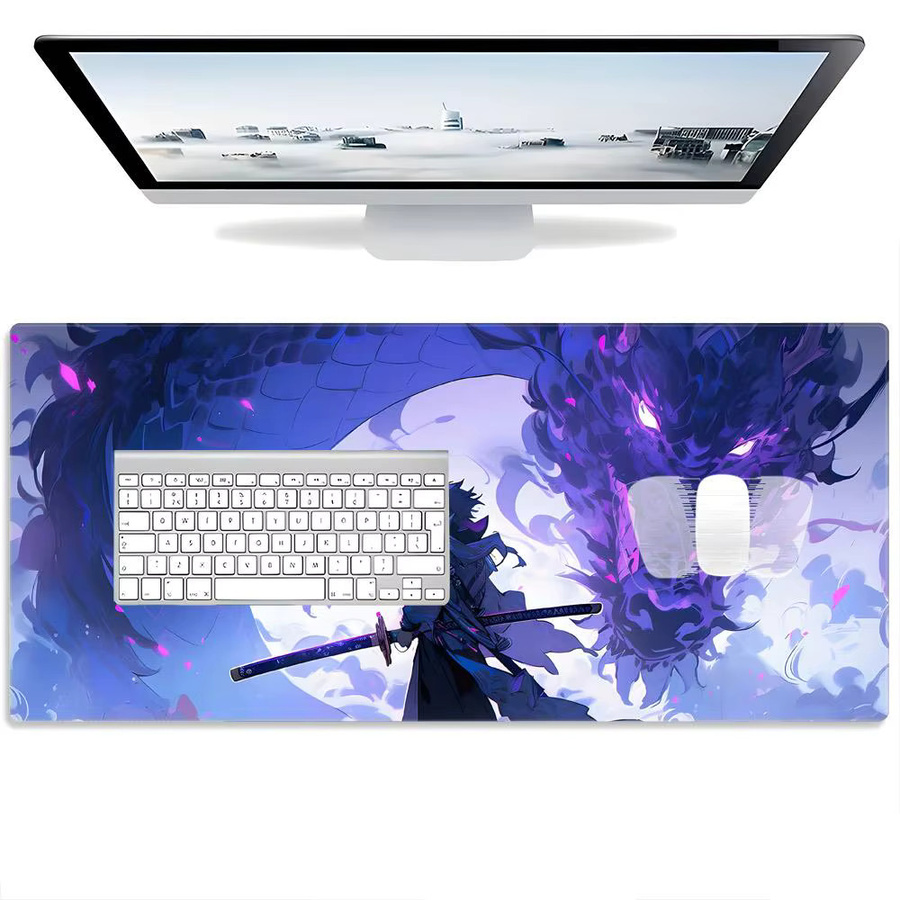 Mairuige Schreibtischunterlage XXL mit Anime Drache Design als minimalistisches Mauspad - Bild 2