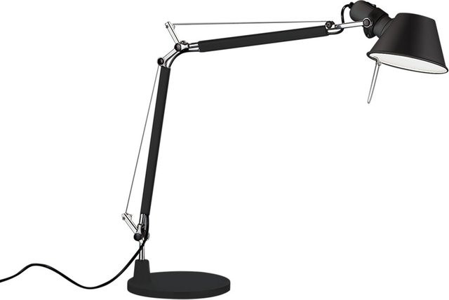 Artemide Tolomeo Mini Tavolo Tischleuchte Schwarz aus Metall mit verstellbarem Design - Bild 1