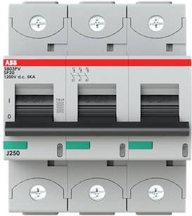 ABB S803PV-SP20 Leitungsschutzschalter 20A 1200V grau - Bild 1