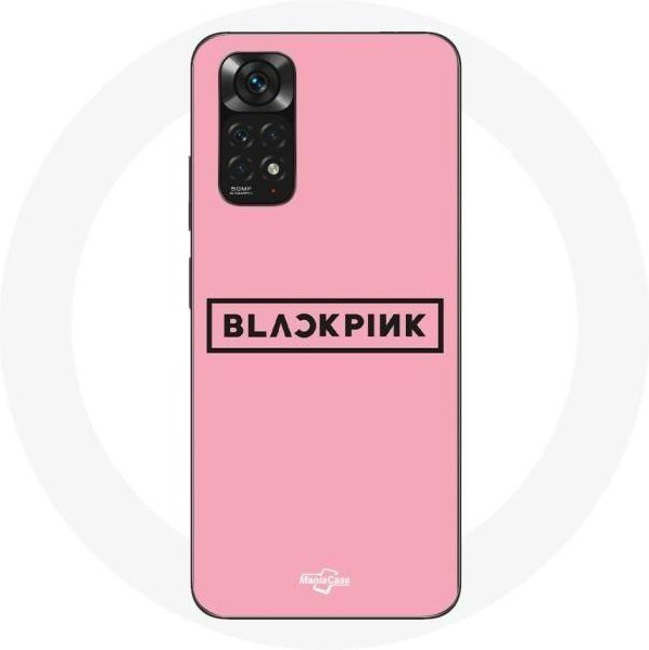 Handyhülle für Xiaomi Redmi Note 11 4G mit Blackpink K-Pop Logo in Rosa - Bild 1