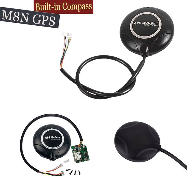 QX-MOTOR M8N NEO-M8N GPS-Modul mit integriertem Kompass für APM PIX Pixhawk PX4 Flight Controller Drohnen in Schwarz - Bild 1