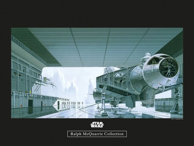 Komar Wandbild Star Wars Shuttle, Multicolor, Breite: 40 cm, Höhe: 30 cm - Bild 1