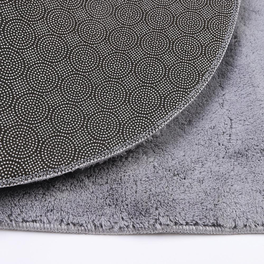 Rutschfeste und saugfähige Badezimmer Matte von Yiran Furniture aus Polyester in Blau, B/T: 80 x 140 cm - Bild 3