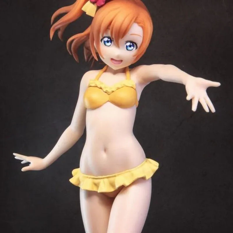 Bandai Love Live Honoka Kousaka Badeanzug Preisfigur aus PVC in Gelb - Bild 1