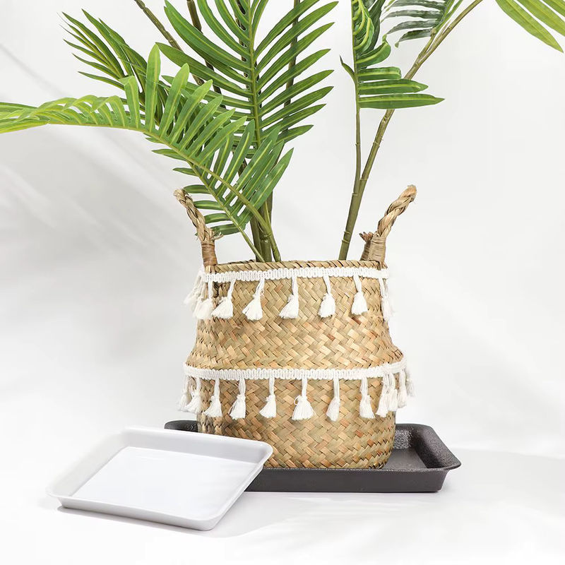 Rechteckige Blumentopf Untertasse aus Kunststoff für Indoor und Outdoor, Farbe: Weiß, B: 18 cm, T: 13,5 cm - Bild 3