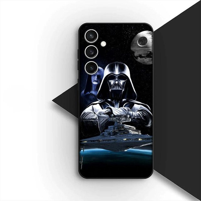 Handyhülle Star Wars Design für Samsung Galaxy S22 S21 S20 FE Ultra Plus A17 A15 A16 A25 A57 A37 A07 Galaxy S21 FE 5G in Schwarz - Bild 1