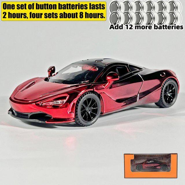 Linyi toy car Mclaren 720S Super Sportwagen, Modellauto, 1:32, Metall, ab 14 Jahren - Bild 1