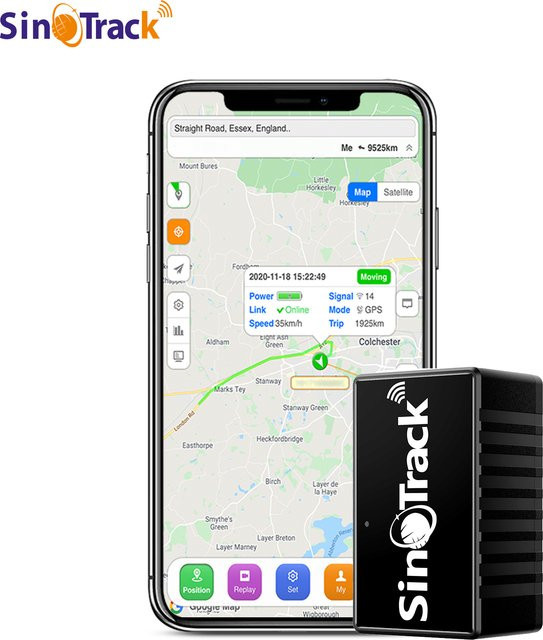 SinoTrack Mini-Einbau-GSM-GPS-Tracker ST-903 in Schwarz für Auto, Kinder und Haustiere mit Online-Tracking-App - Bild 1