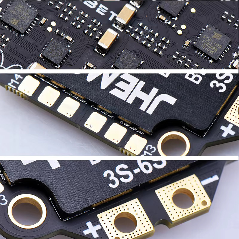 Jhemcu Ruibet 4in1 ESC Blheli_S DShot600 Bürstenloser Regler für RC FPV Freestyle Drohnen, Farbe: Schwarz, Montagegröße: 30,5 x 30,5 mm - Bild 4