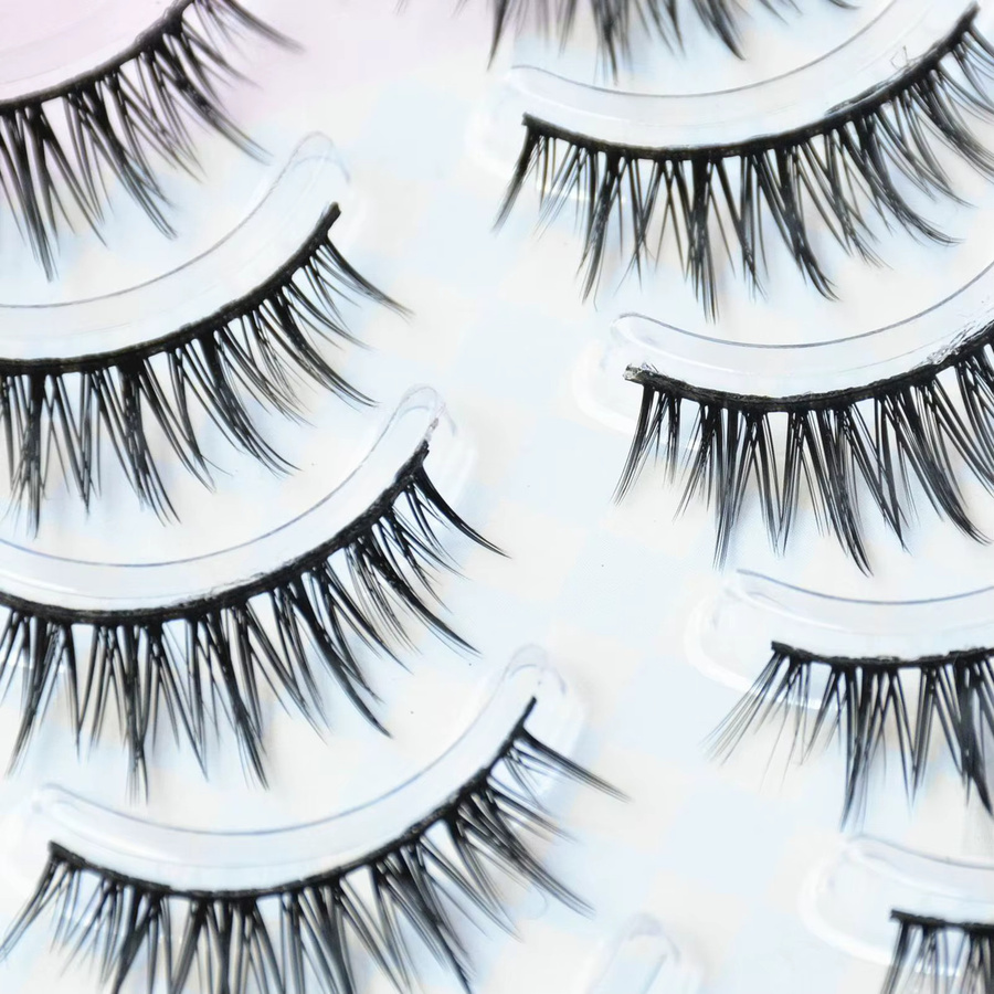 Cotremyp Wimpern im koreanischen Stil, 5 Paar, Damen - Bild 2