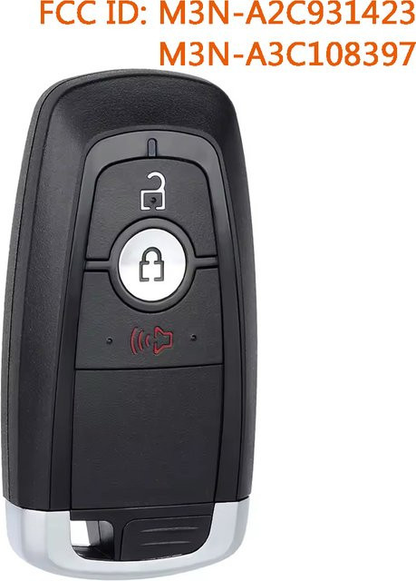 Keyecu Intelligenter Fernschlüssel in Schwarz für Ford Bronco, Edge, Ecosport, Explorer, F150, F250, F350, Maverick, Fusion und Ranger - Bild 1