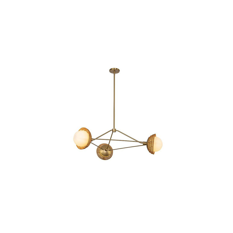 Alora Mood Perth Kronleuchter in Gold/Messing mit Glaskugeln - Bild 1