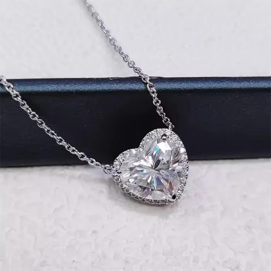 KUTPF Halskette, Moissanit, 925 Silber, Damen - Bild 3