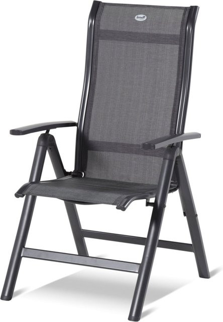 Hartman Alice Comfort Klappstuhl in Anthrazit mit Aluminiumgestell und Textilene-Bezug - Bild 1