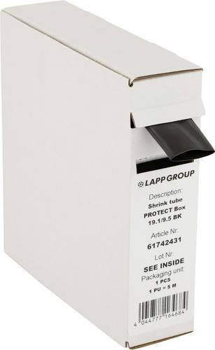 LAPP Schrumpfschlauch Schwarz 2,4 mm Durchmesser 1,2 mm Schrumpfrate 2:1 300 m - Bild 1