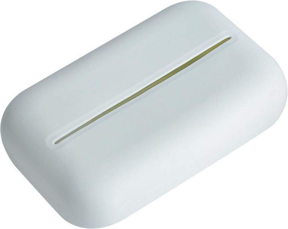 Multifunktionale Silikon-Taschentuchbox von SZwatch in Weiß, wasserdichte und minimalistische Papierbox für Wohnzimmer und Esszimmer - Bild 1