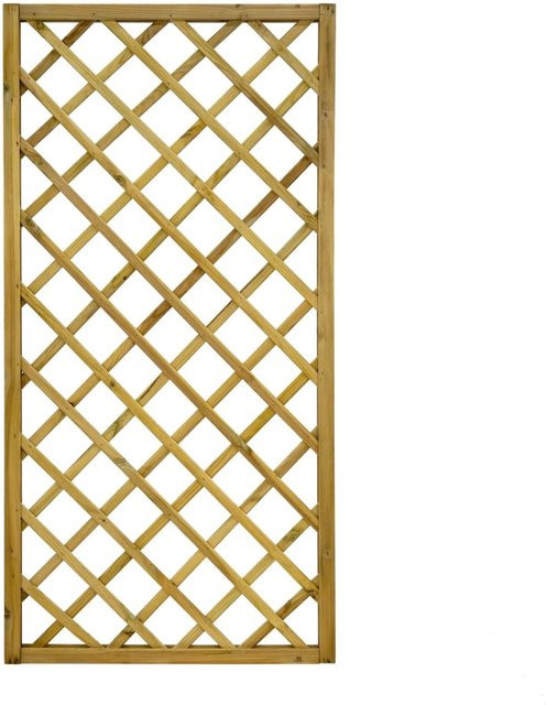 GartenLand Rankgitter VARIO Gerade aus Kiefernholz in Grün, B: 90 cm, H: 180 cm - Bild 1