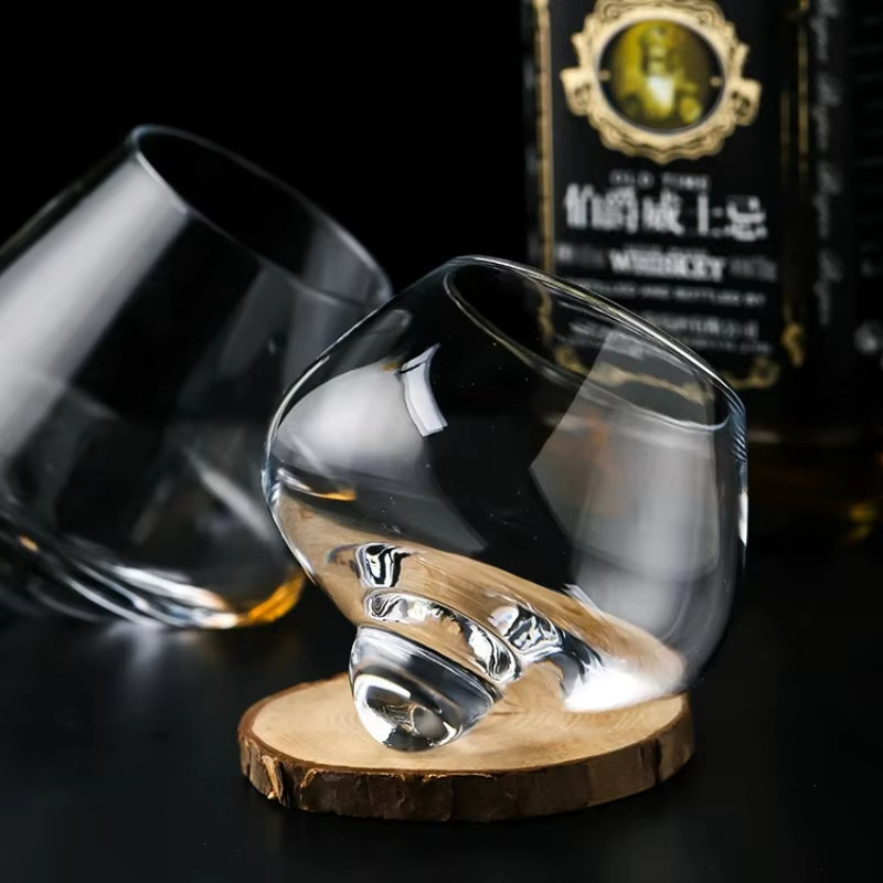Vielseitige Gläser für Cognac, Whiskey und Wein, transparente Tumbler aus Glas, 150 ml - Bild 2