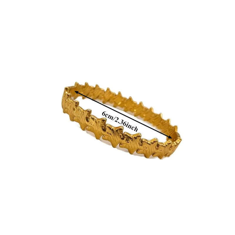 Stern-Schnapparmband Edelstahl, Gold, Damen - Bild 4