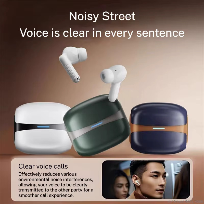 MOUIMI Bluetooth 5,4 In-Ear Kopfhörer W919 mit HiFi Stereo Sound und Noise Reduction in Blau - Bild 4