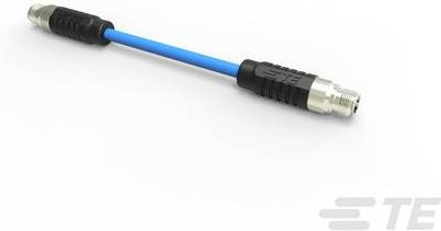 TE Connectivity Sensor-Aktor-Steckverbinder 1-2322330-8 konfektioniert, Blau - Bild 1
