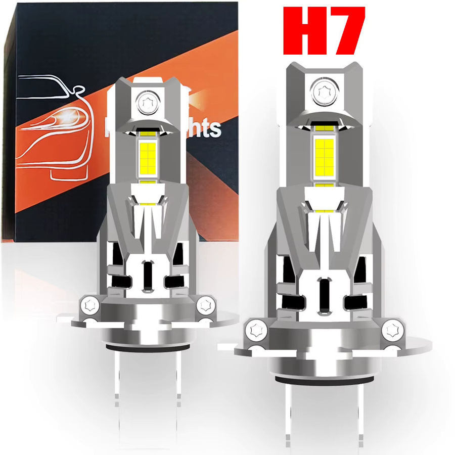 Neallor H7 LED Scheinwerfer Set mit Canbus für BMW E87, 2 Stück, 6000 Kelvin Weißes Licht, 12V 55W, Farbe: Weiß - Bild 7