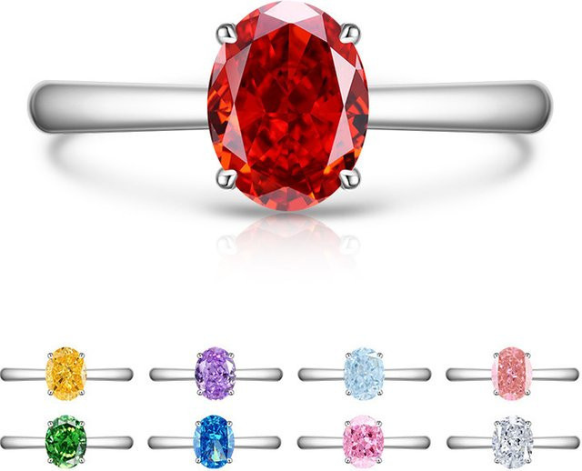 Ring 925 Silber, Zirkonia, Damen - Bild 1