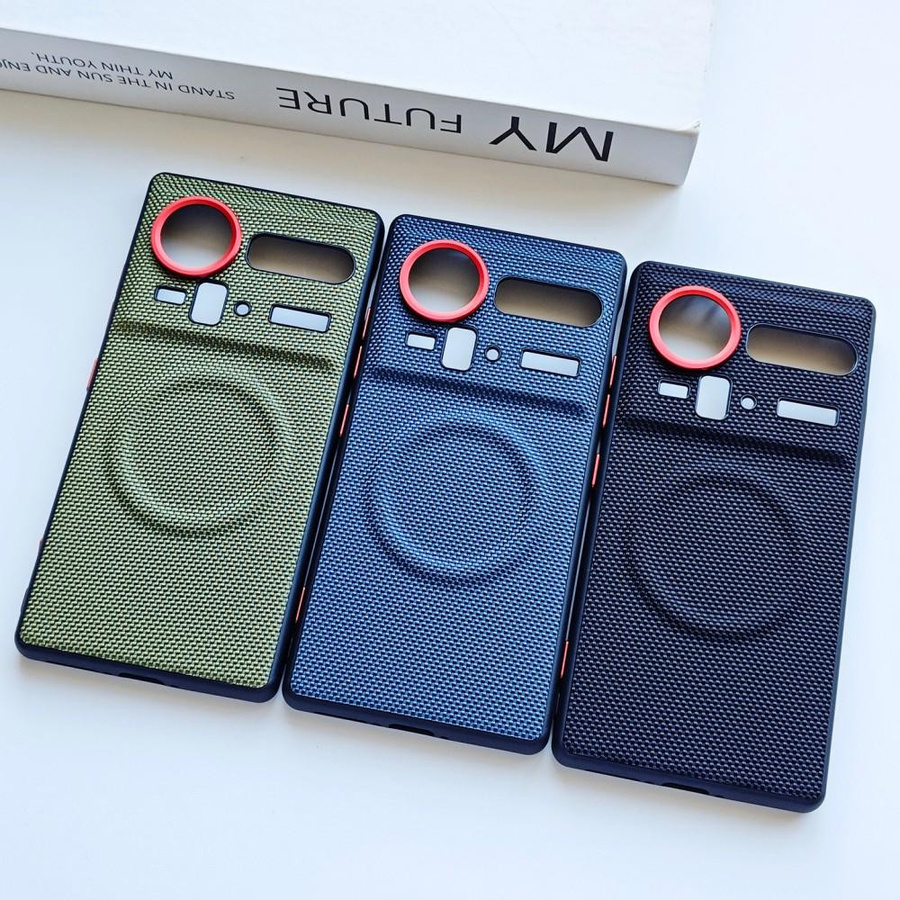Minimalistische Handyhülle aus Kona-Leder mit Magnetfunktion für ZTE Nubia Z80 Ultra, Z70 Ultra und Z70S Ultra - Bild 2