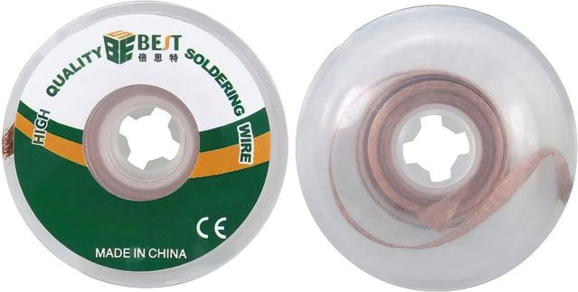 Best Lötzinn Absaugband BT-3515A in Gold und Multicolour, Breite: 3,5 mm, Länge: 1,5 m - Bild 1