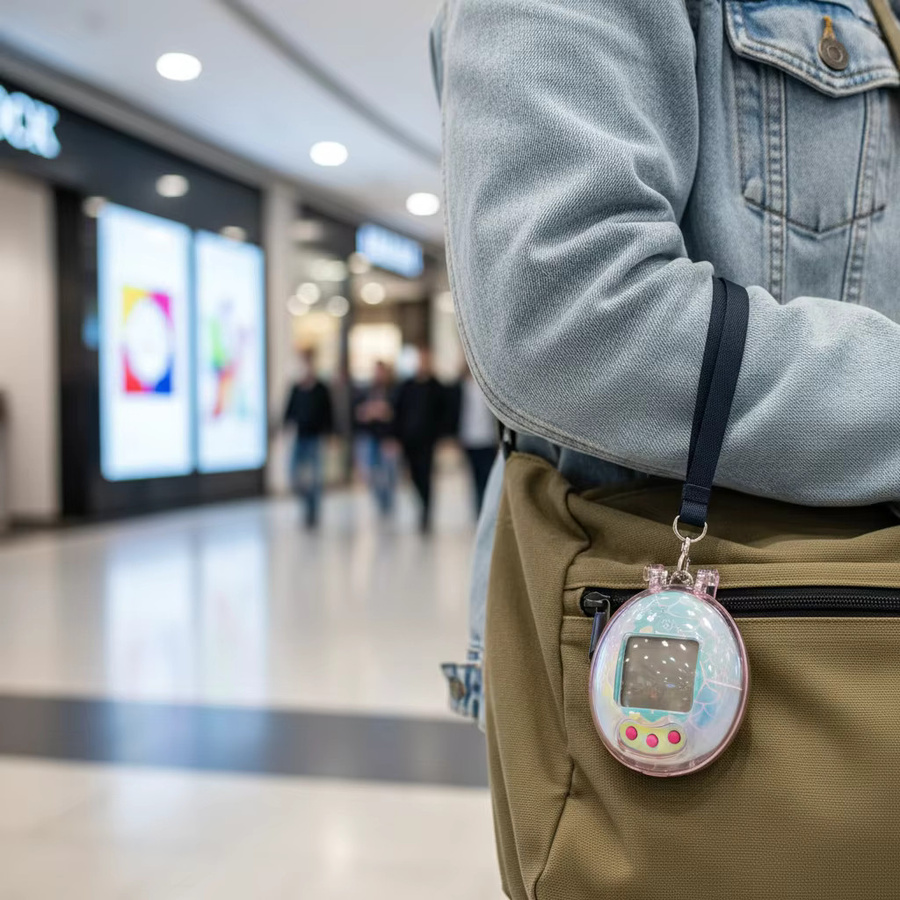Transparente Hartschalen-Klapphülle für Tamagotchi Original mit Präzisionsausschnitten - Bild 2