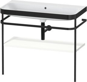 Duravit Möbelwaschtisch-Kombi Happy D.2 Plus in Weiß Matt mit Konsole, B/T: 97,5 x 49 cm - Bild 1