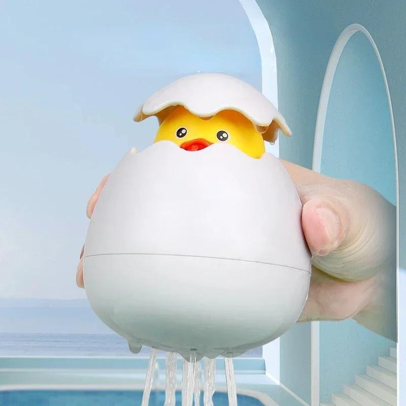 Yiran bag Bade-Spielzeug Ente Pinguin Wasser Spray Sprinkler 0-3J - Bild 1
