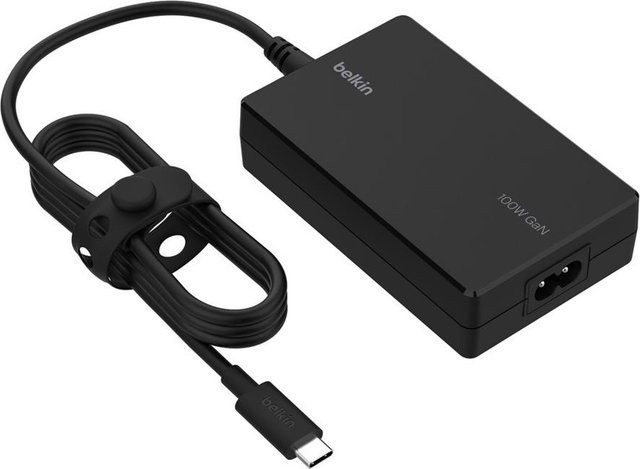 Belkin INC016VFBK USB-C Netzteil 100 W in Schwarz für MacBooks, Windows, Chromebooks und andere Geräte - Bild 1