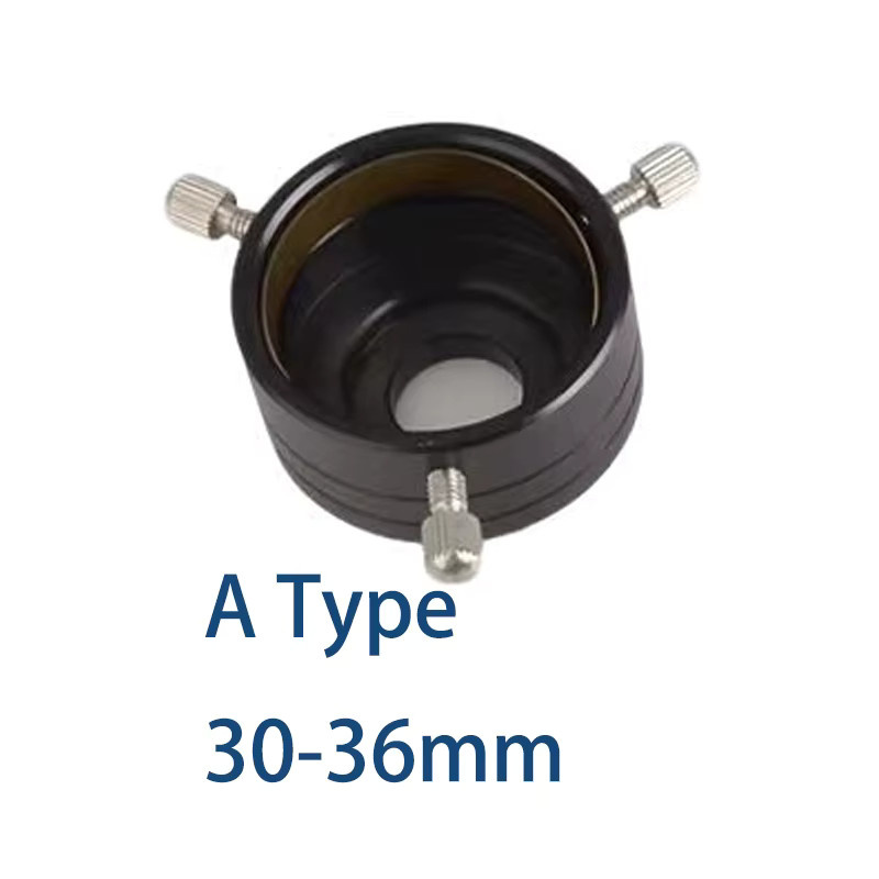 Imsky Universal Smartphone Handy-Adapterhalterung aus Metall für Teleskop und Mikroskop, Schwarz, 30-57mm - Bild 3