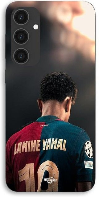 Samsung Galaxy S24 FE Maniacase Hülle Lamine Yamal FC Barcelona Schwarz Multicolour - Bild 1
