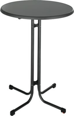 Stehtisch Quickstep in Anthrazit, rund, Ø 70 cm, ohne Sonnenschirmöffnung und desinfektionsmittelbeständig - Bild 1