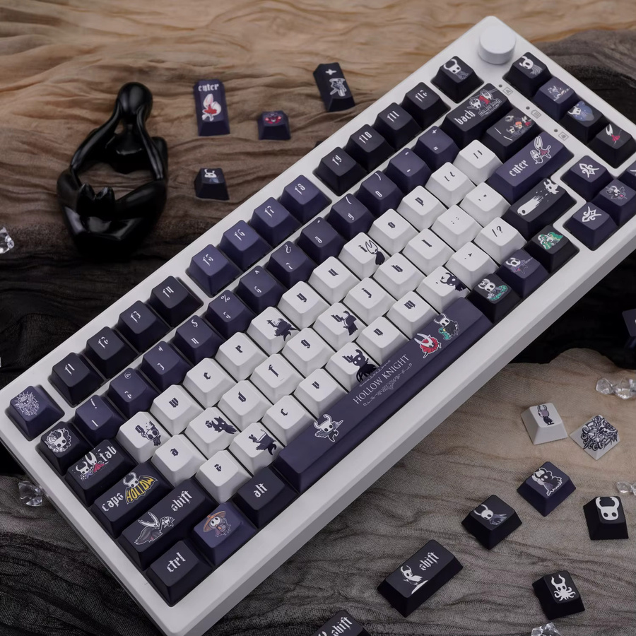 MAIMOOO Hollow Knight Theme Tastenkappen-Set MOA Cherry Profile PBT Custom Keycaps in Multicolour für mechanische Tastaturen - Bild 4