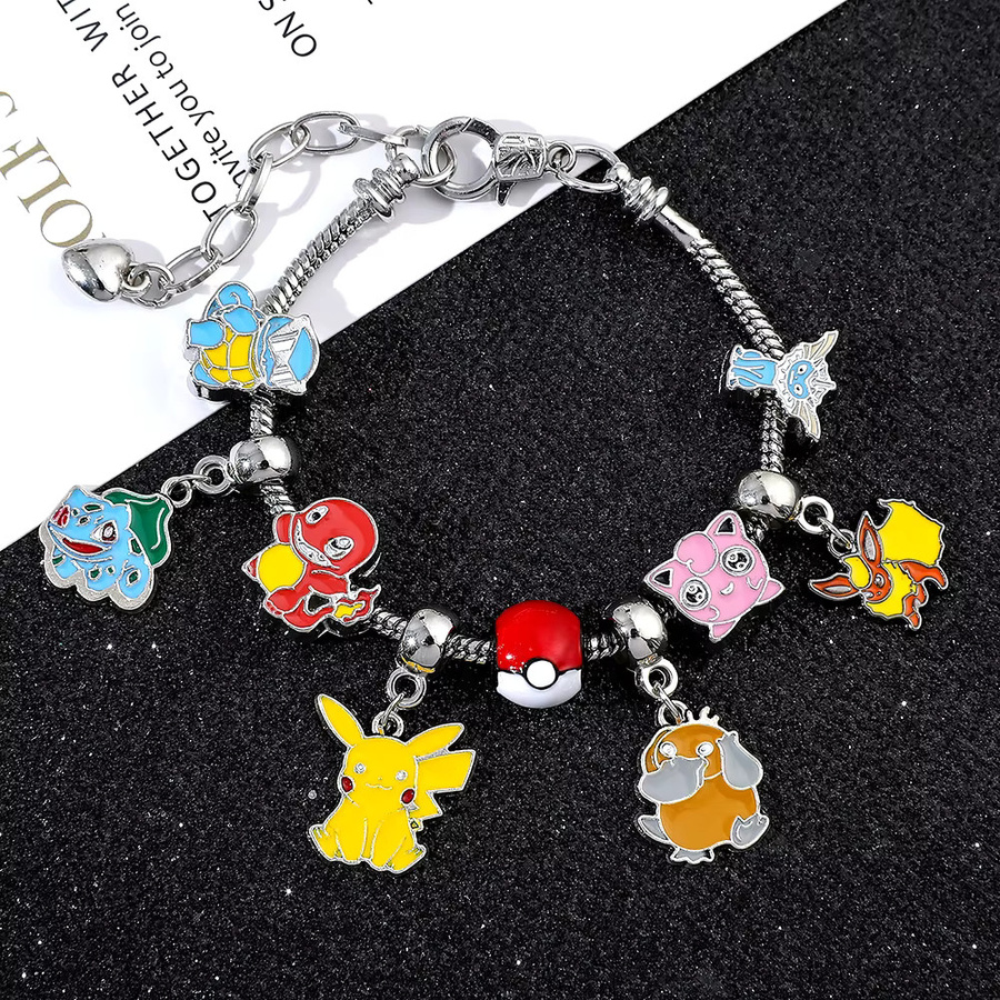 Potdemiel Armband, Metall, Silber, Pikachu-Anhänger, Damen - Bild 2