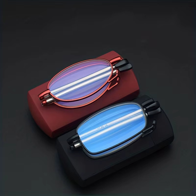 Winful Lesebrille, Unisex, Vollrand, Metall, faltbar - Bild 2