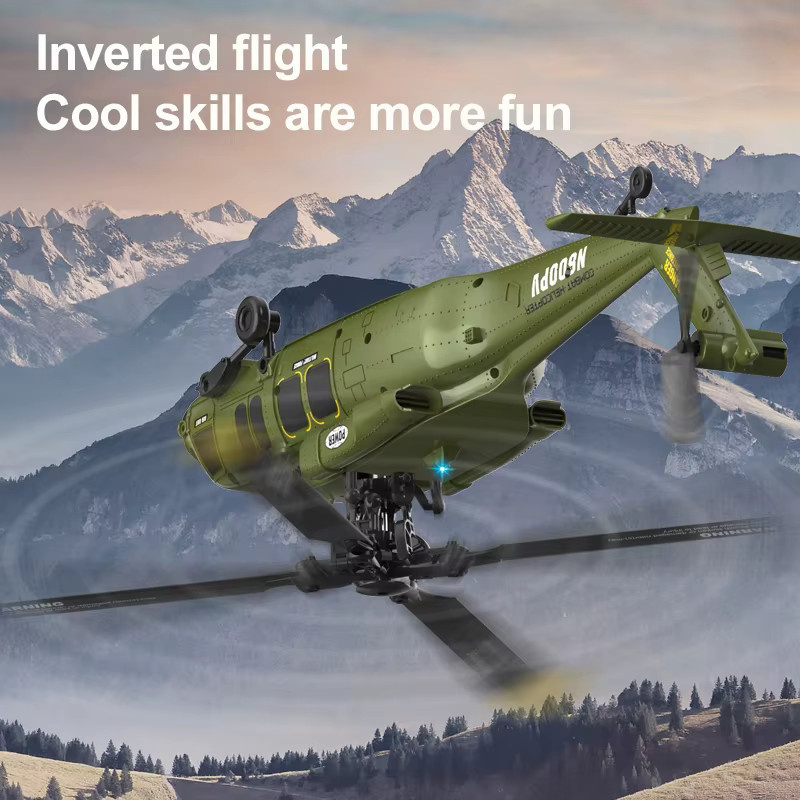 JIKEFUN UH-60 Simulations-Black-Hawk, RC-Hubschrauber, ferngesteuert - Bild 3