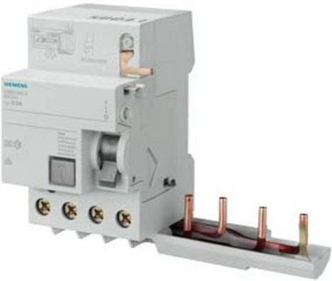 Siemens FI-Schutzschalter RCD 40A 0,03A 400V in Weiß 5SM2343-6 - Bild 1