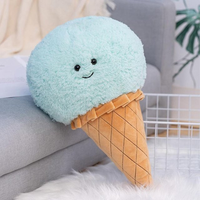 Yiran toy Cartoon-Eiscreme Stofftier, Plüsch / Textil, 46cm, Bunt / Mehrfarbig - Bild 1